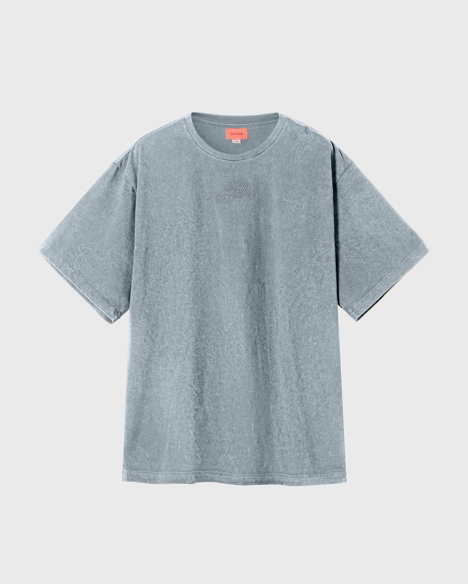 Футболка оверсайз с эффектом потертости