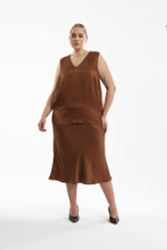 Топ-блуза струящийся