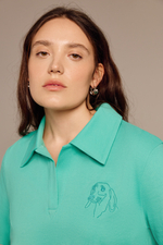 Поло с вышивкой