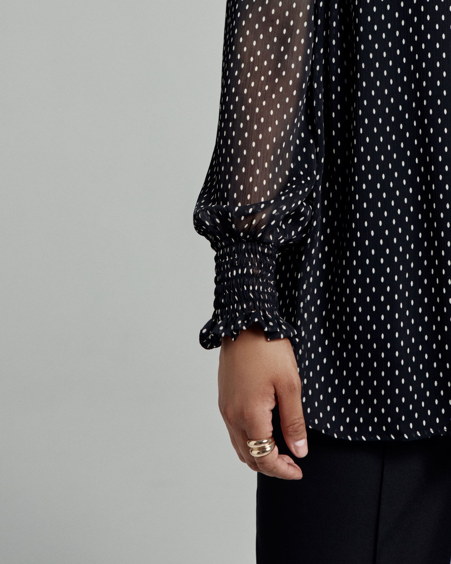 Блуза шифоновая