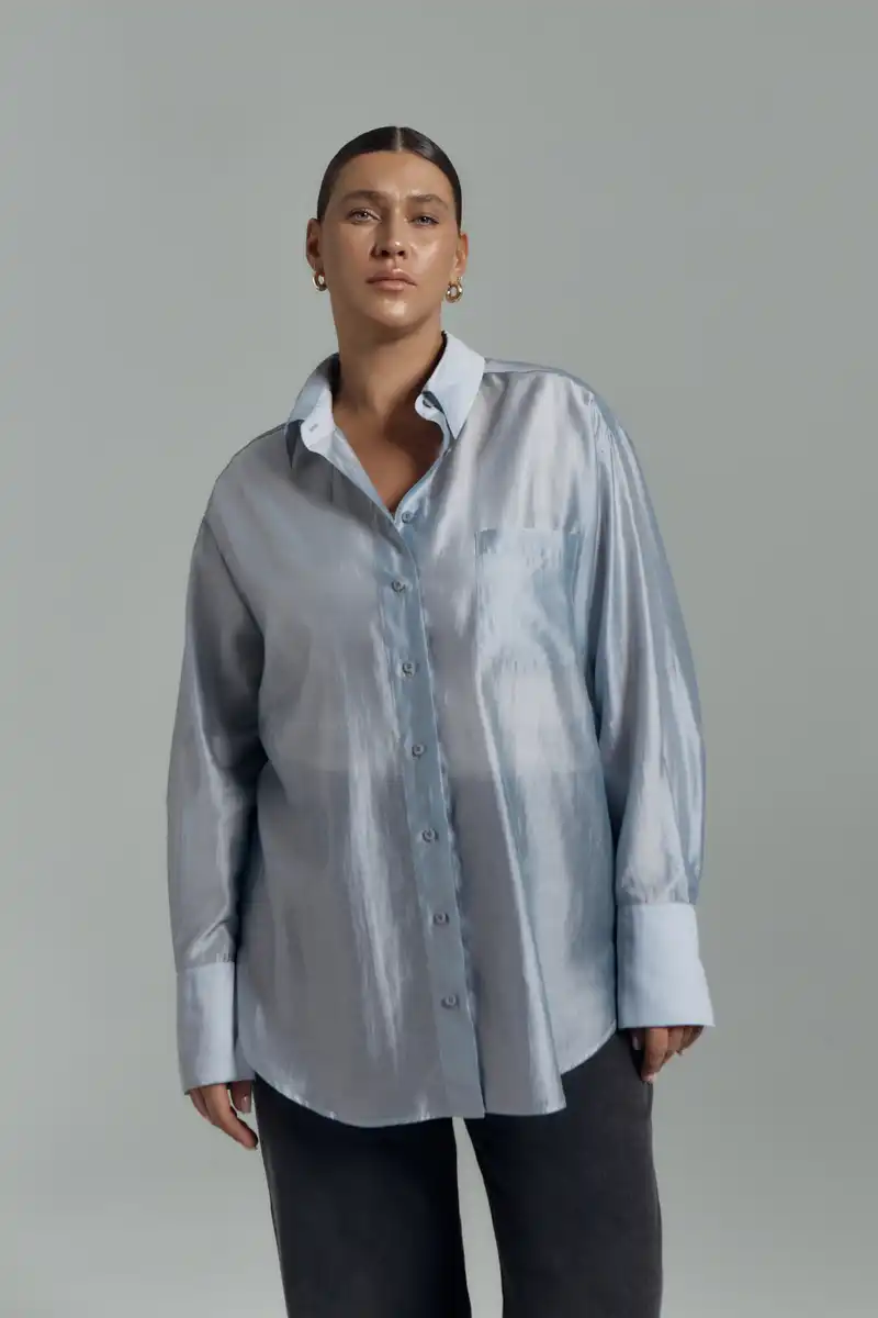 Рубашка полупрозрачная