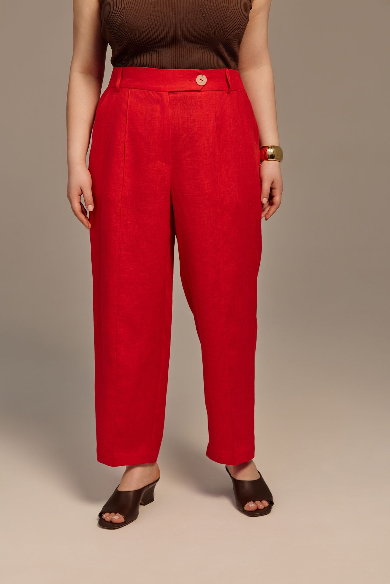 Брюки изо льна АРРИБА