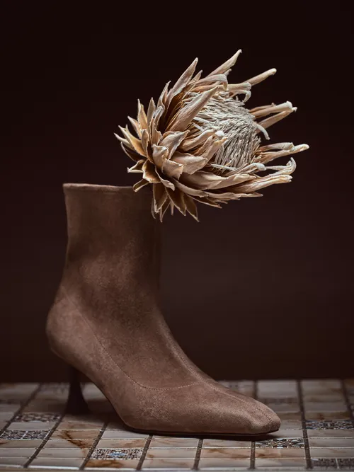 Ботильоны из замши ДЖОЛИ