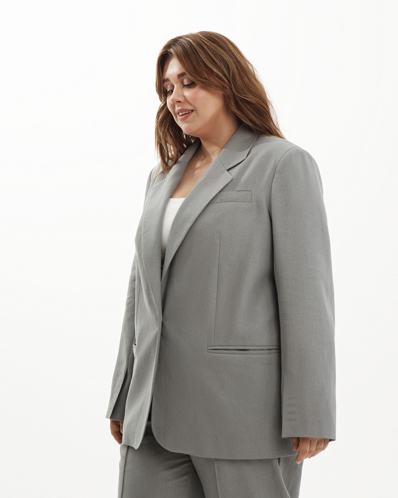 Льняной жакет