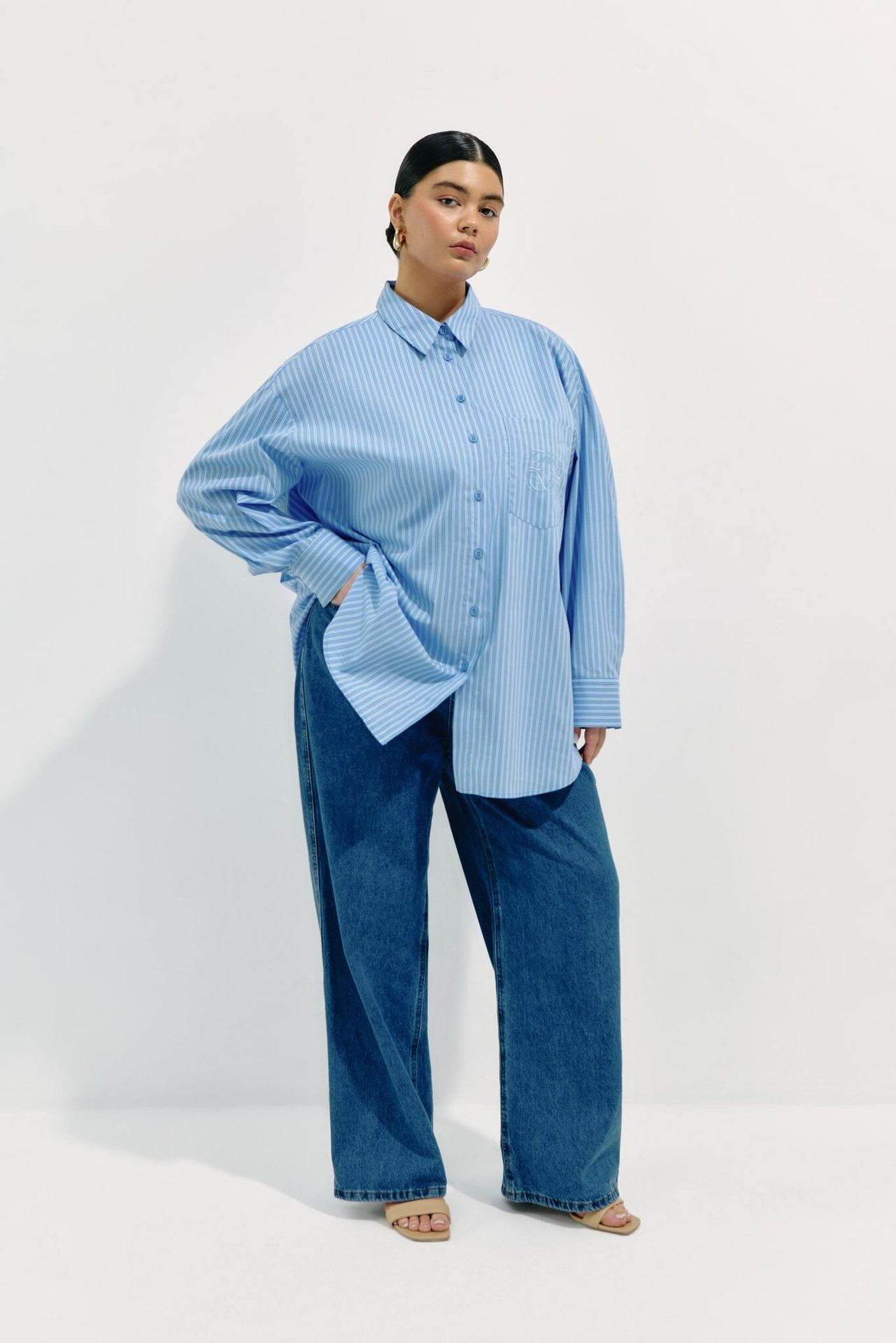 Рубашка со сборкой REMI