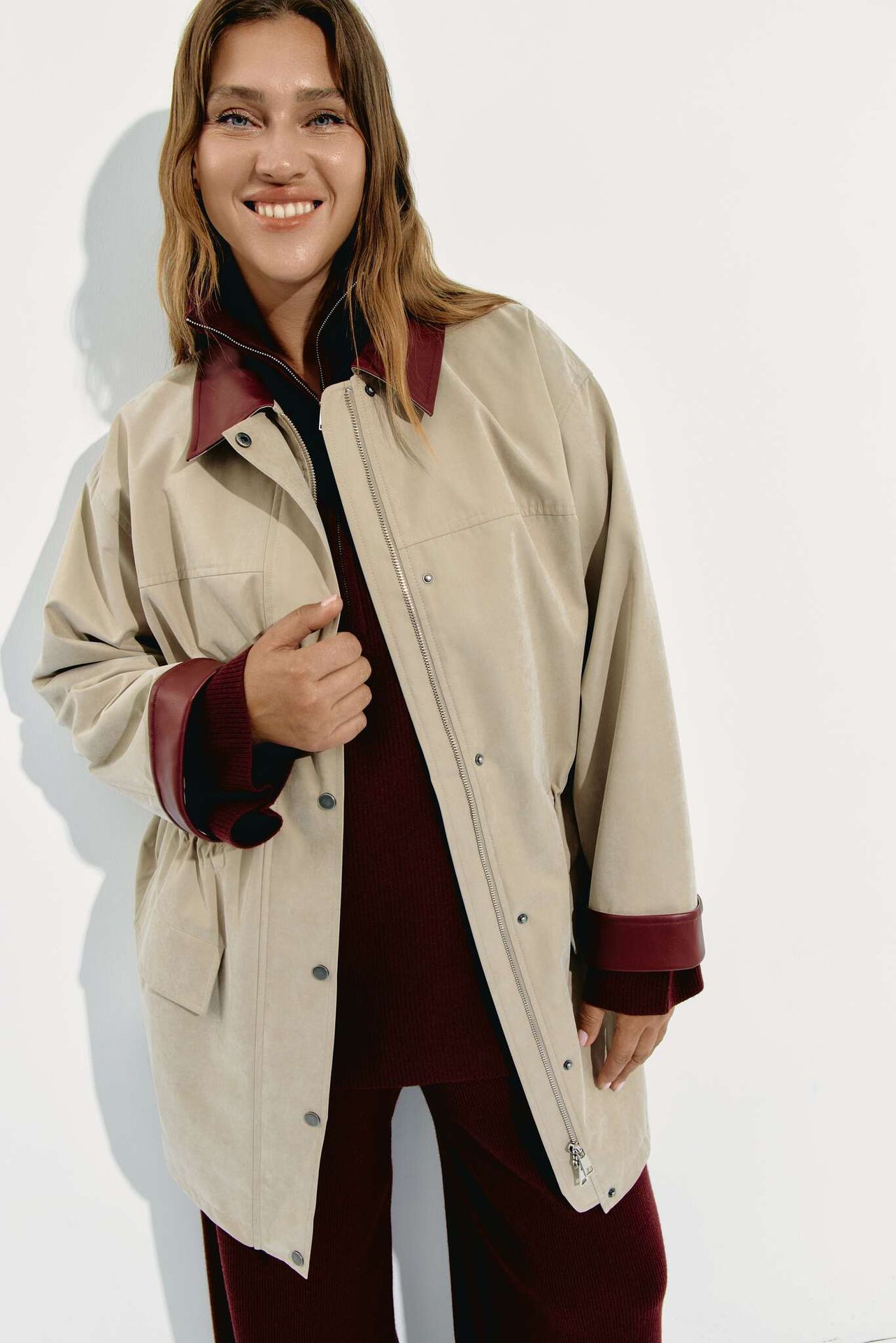 Джемпер с молнией