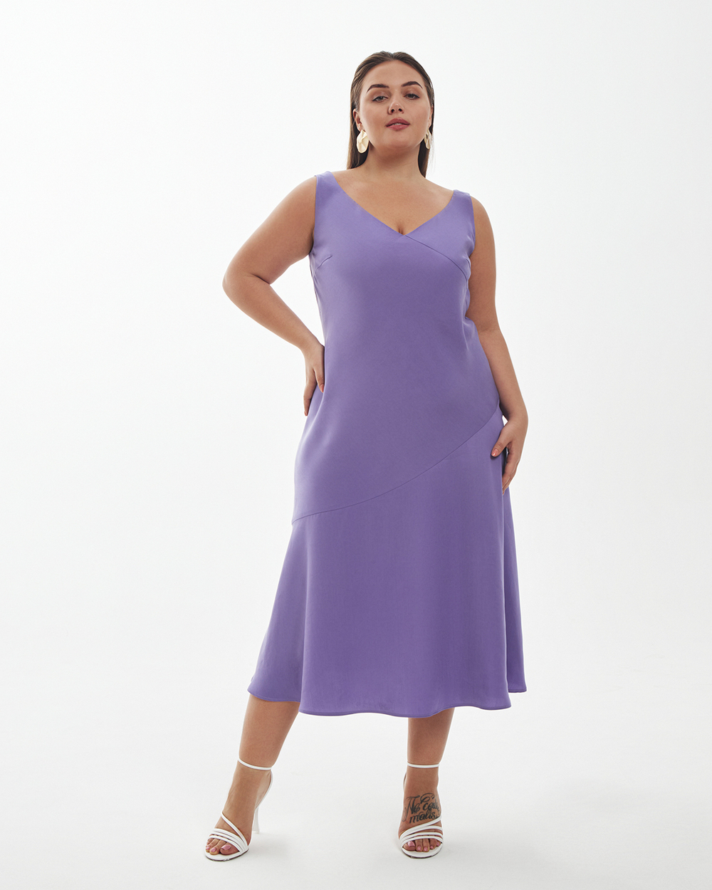 Платье-комбинация из купры