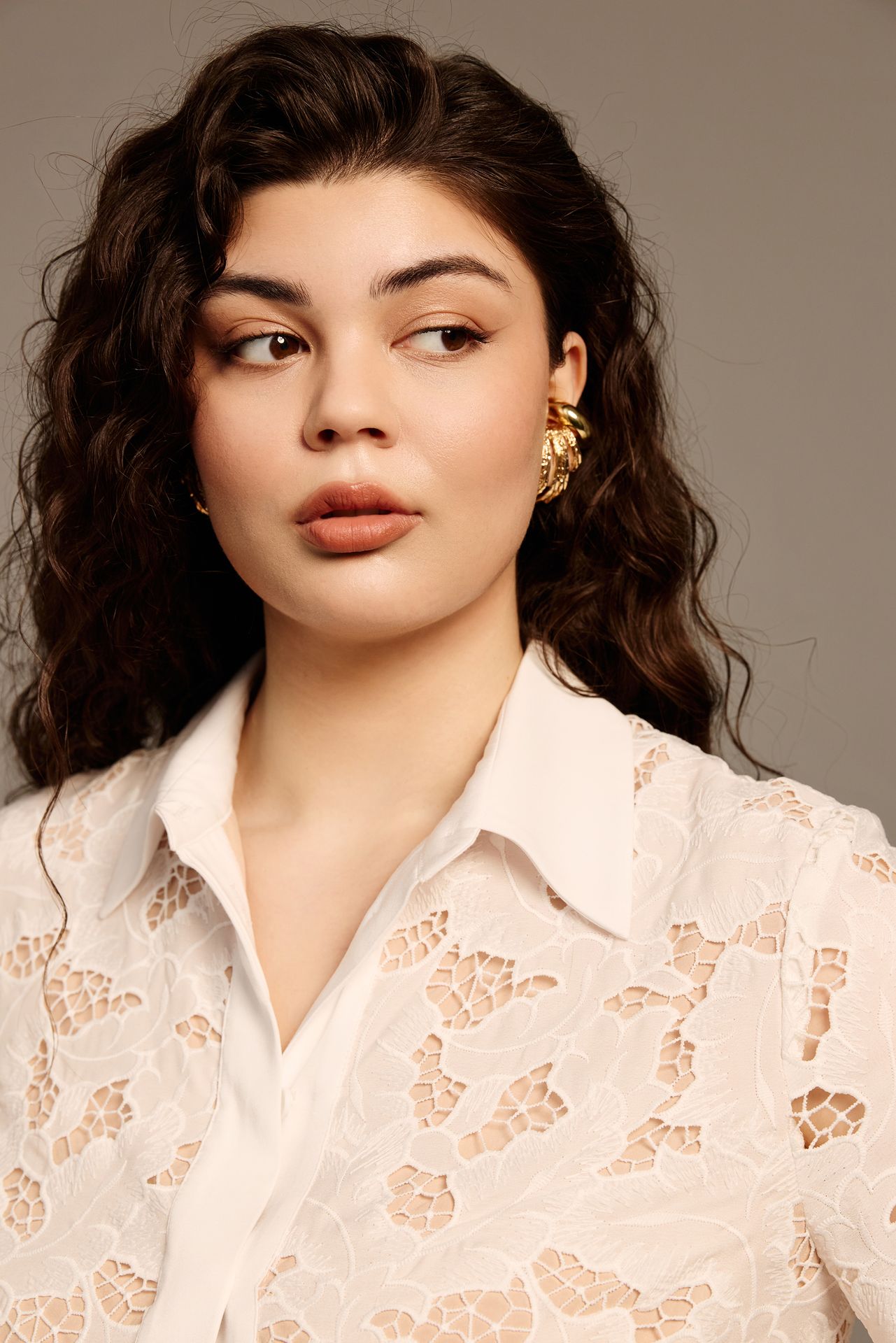 Платье с кружевом ФРИДА