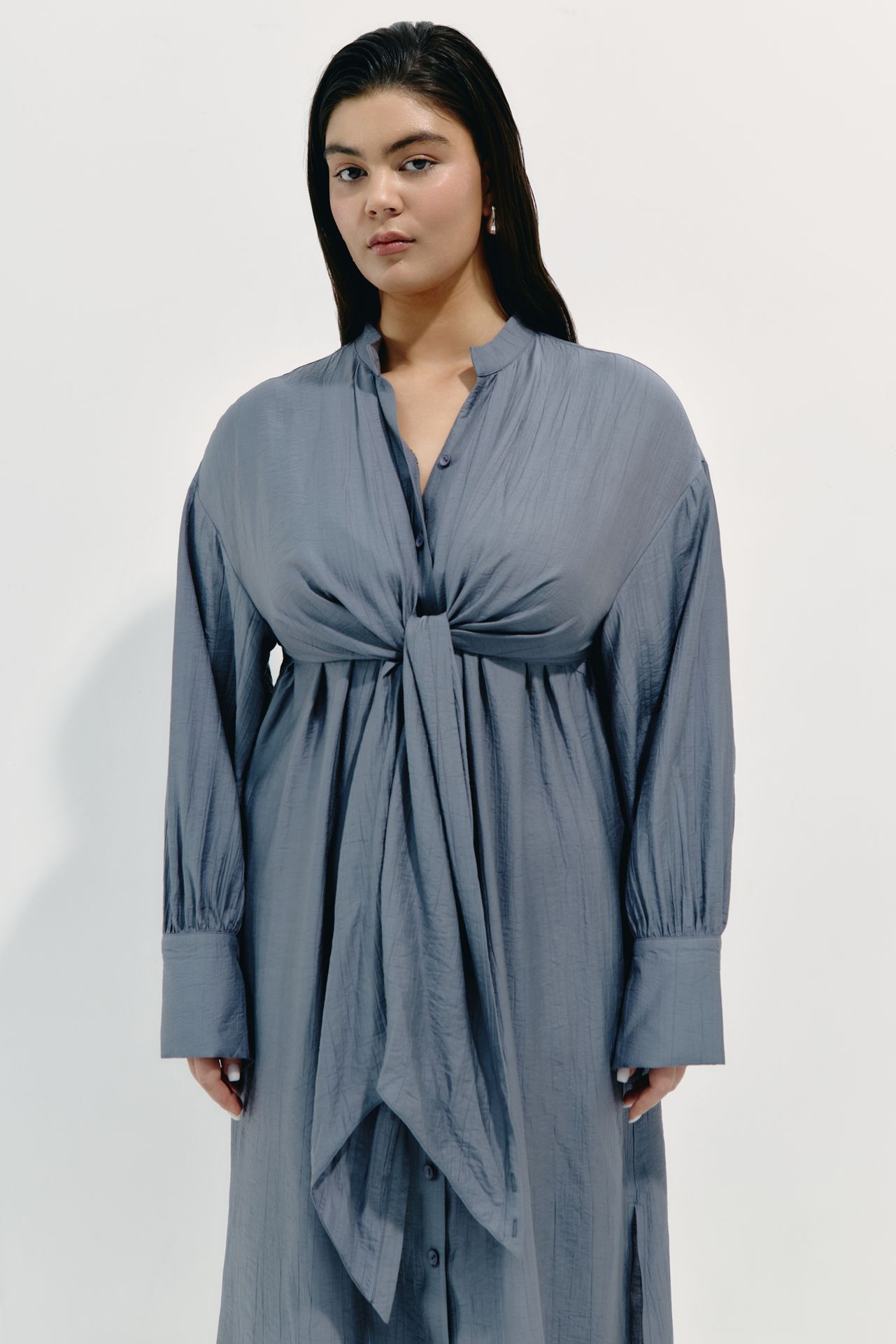 Платье из фактурной вискозы MONET