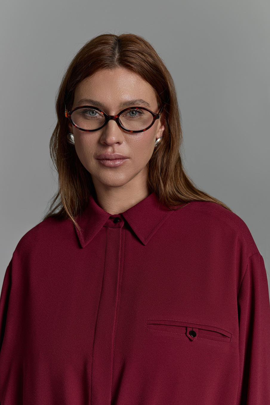 Рубашка с кулисой ION