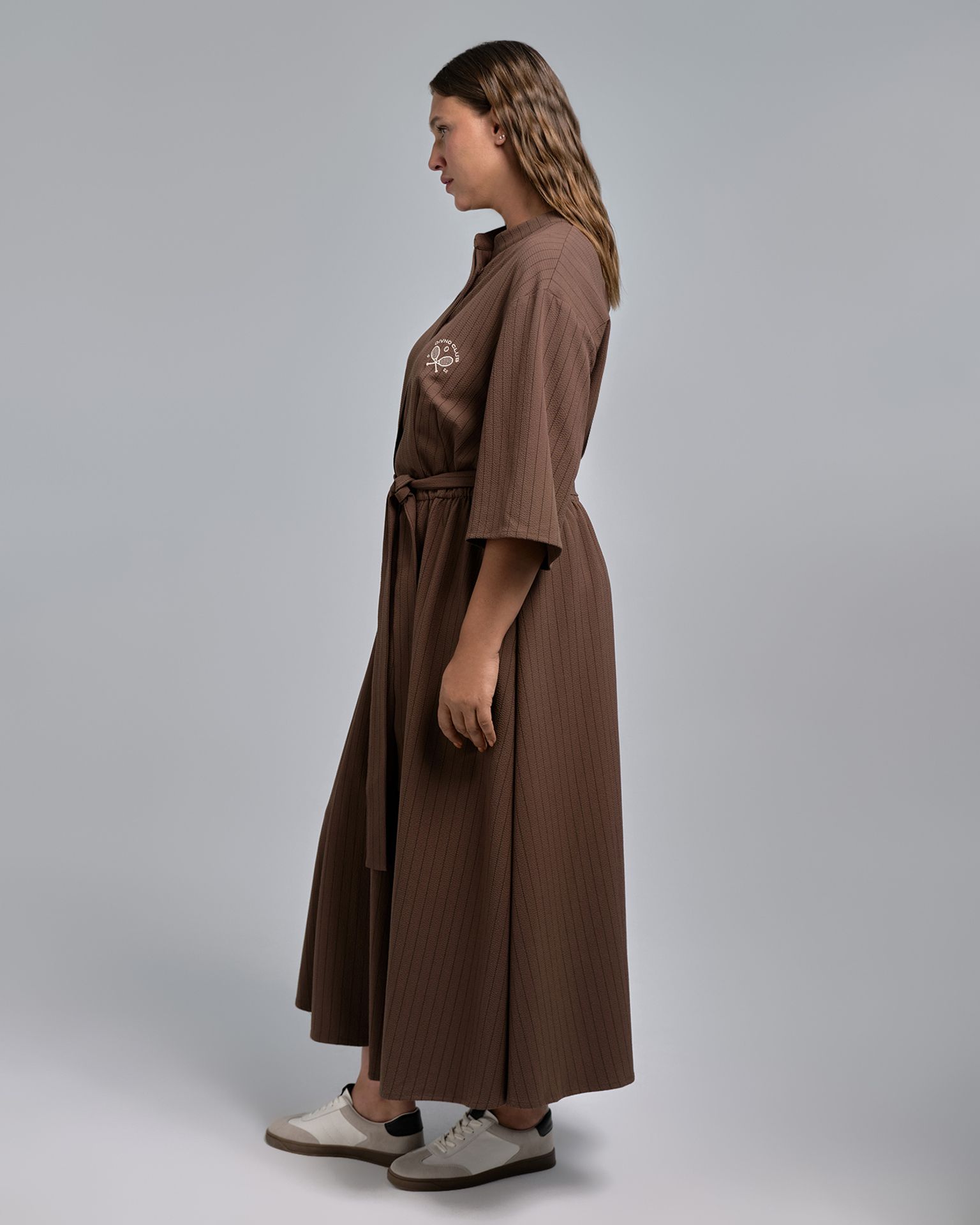 Платье в полосе