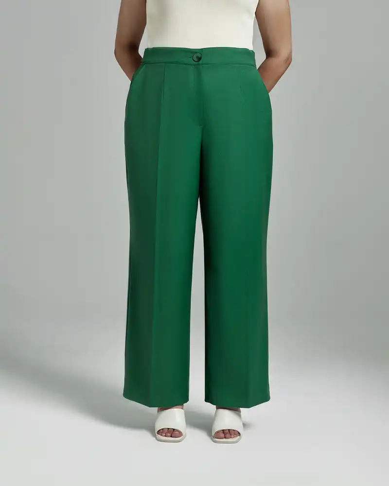 Брюки прямые на резинке