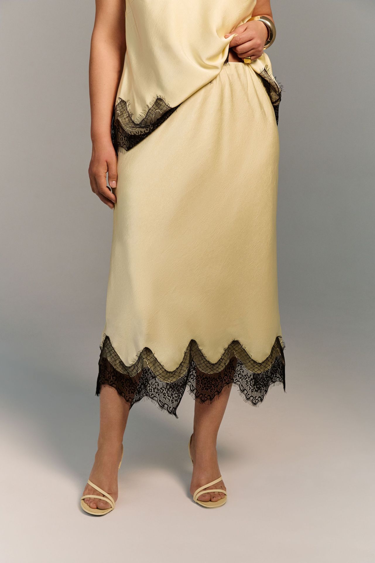 Юбка с кружевом РАНЕВСКАЯ