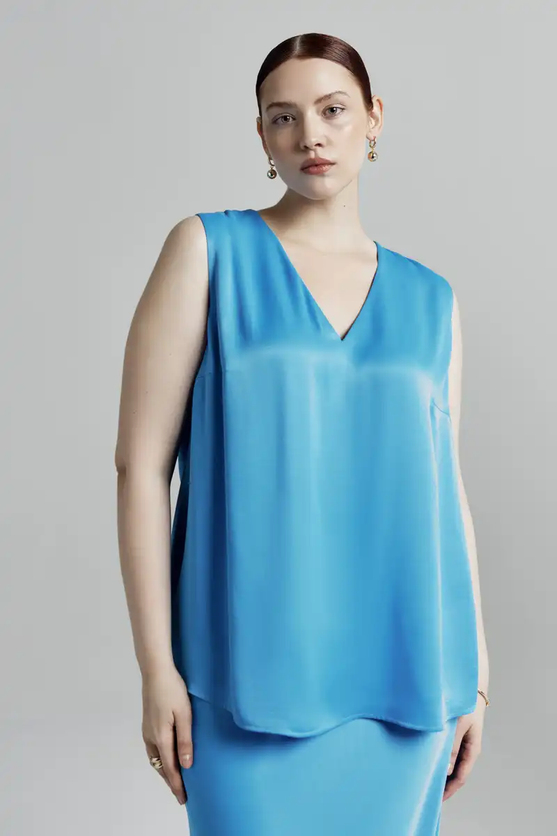 Топ-блуза струящийся