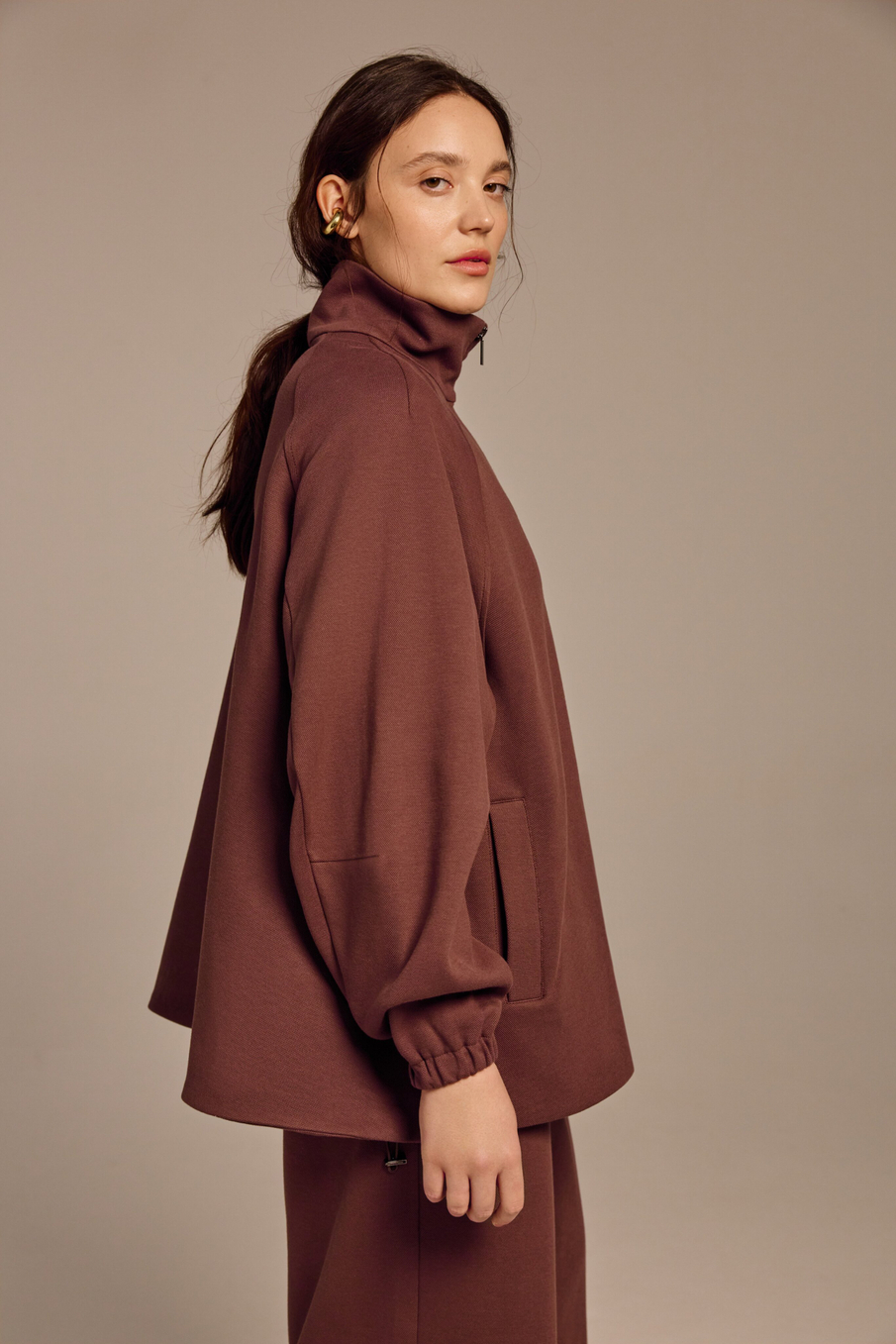 Толстовка из хлопкового пике «Волкман»