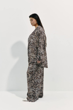 Рубашка из вискозы в технике жаккард ASTRID