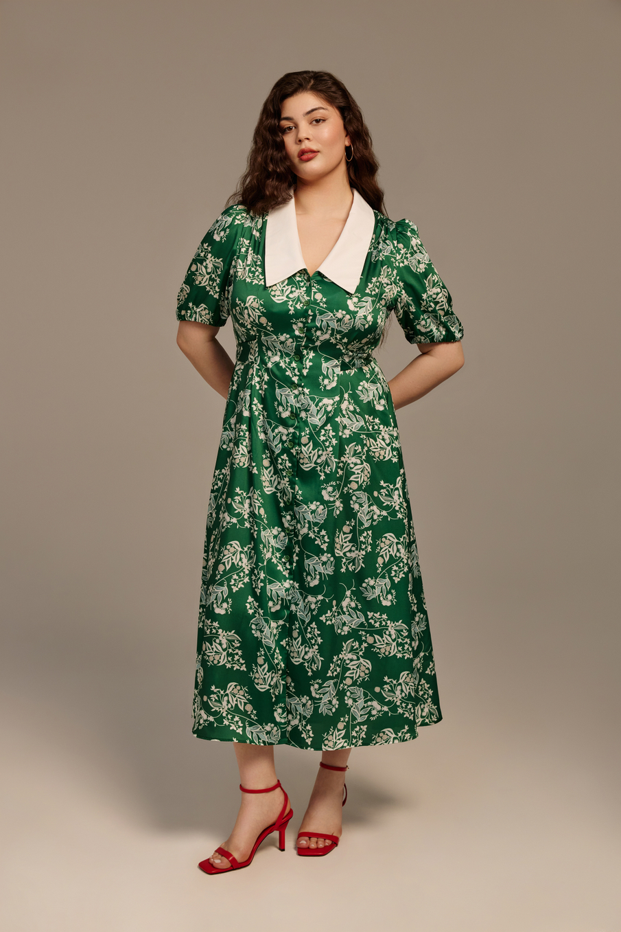 Платье с воротником ФИЕСТА