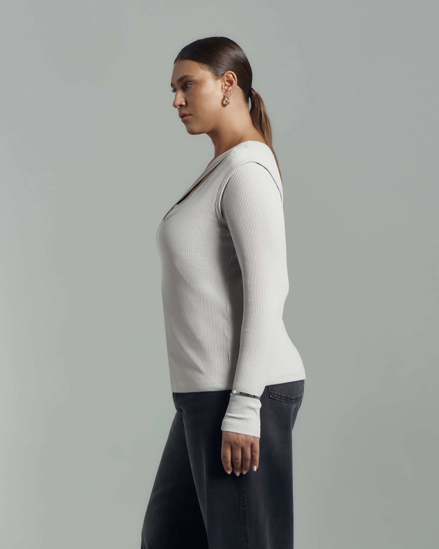 Лонгслив двойной