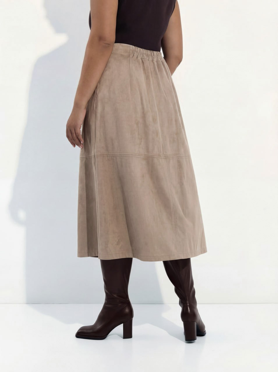 Юбка замшевая НАОМИ