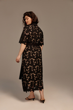 Платье с кружевом ФРИДА