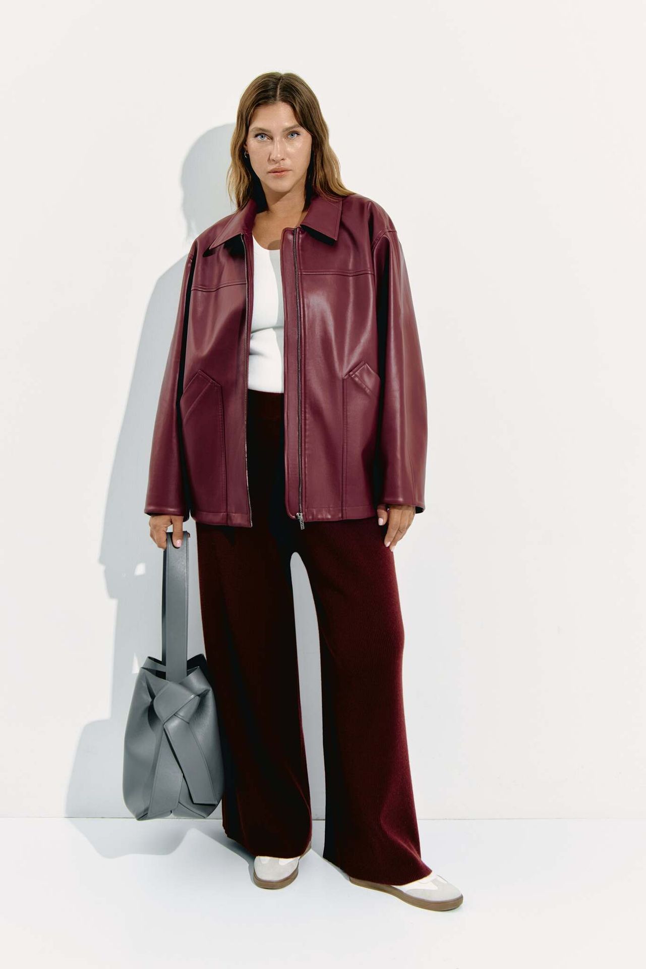 Брюки вязаные