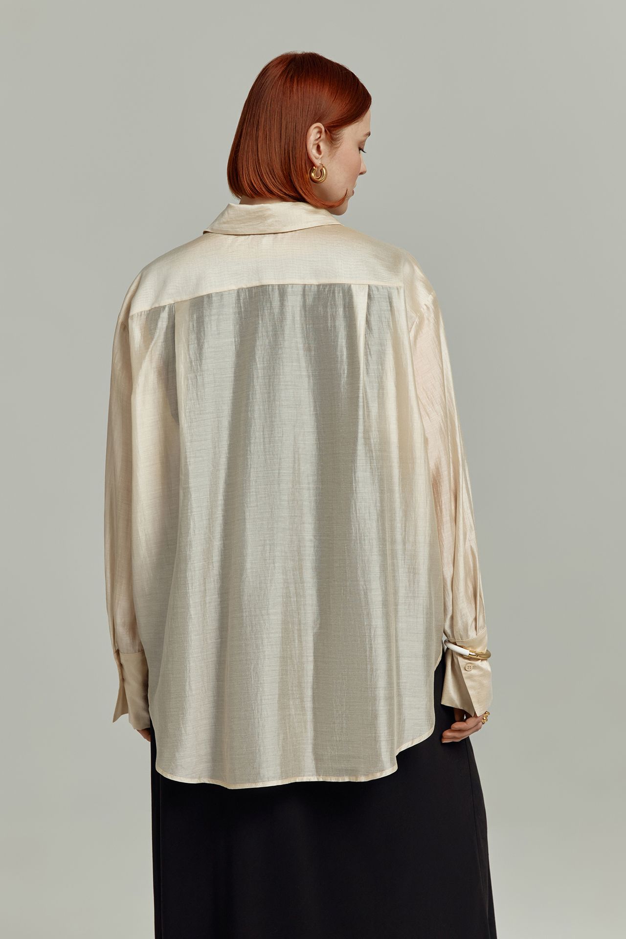 Рубашка полупрозрачная