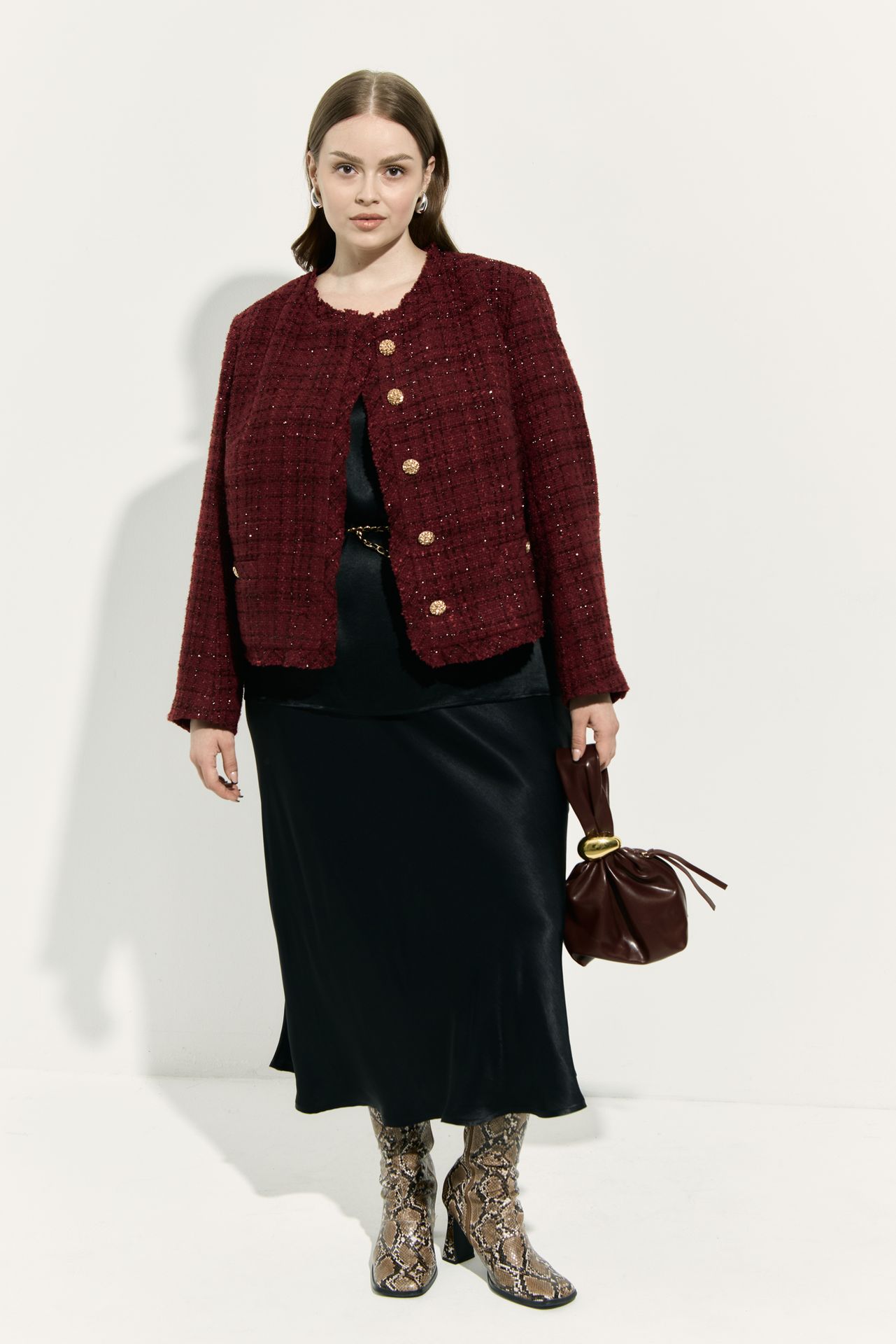 Твидовый жакет ASHLEY