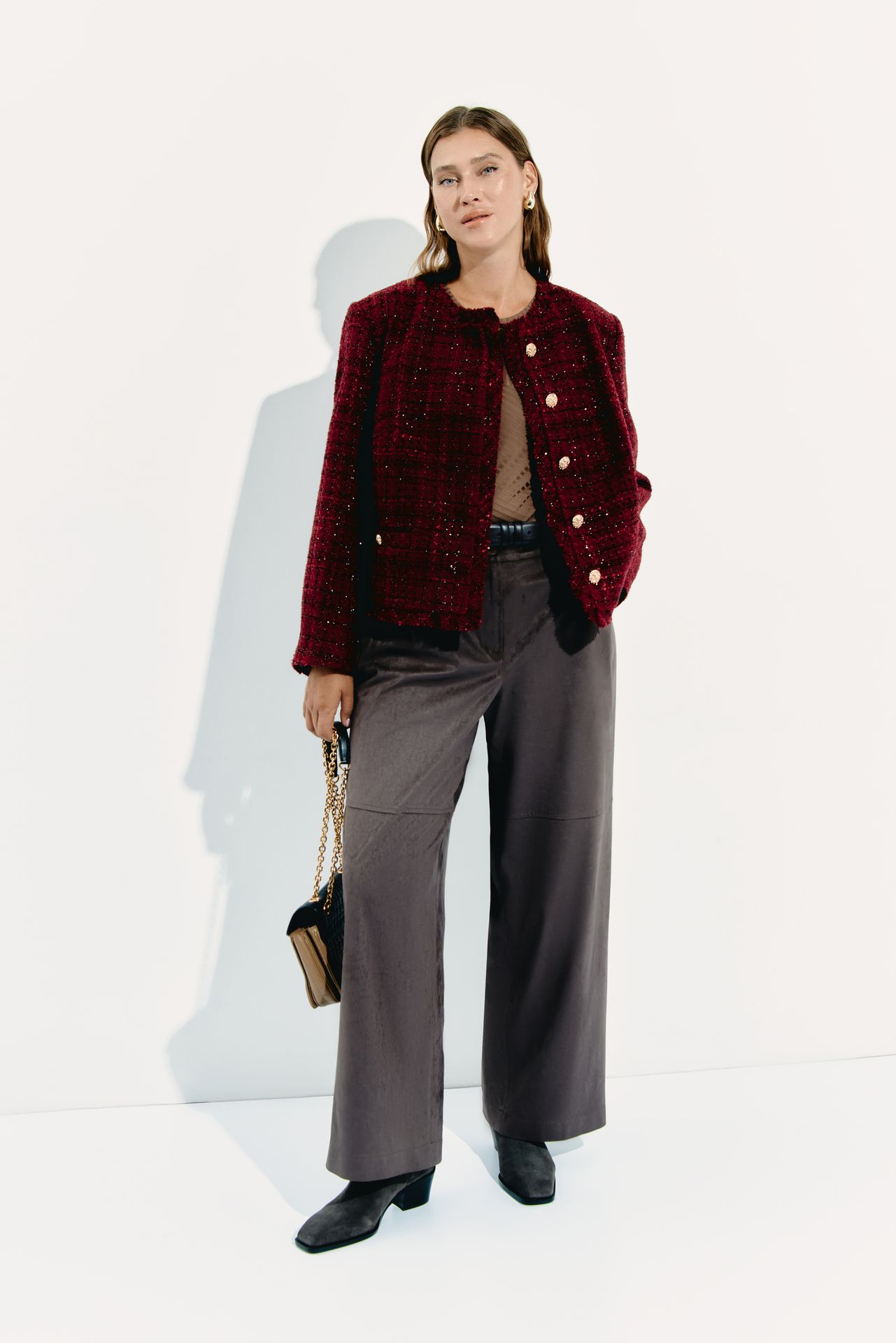 Твидовый жакет ASHLEY