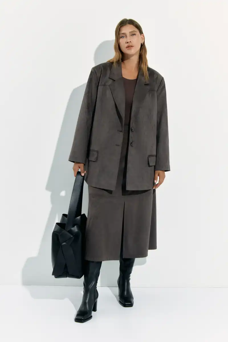 Юбка замшевая NAOMI