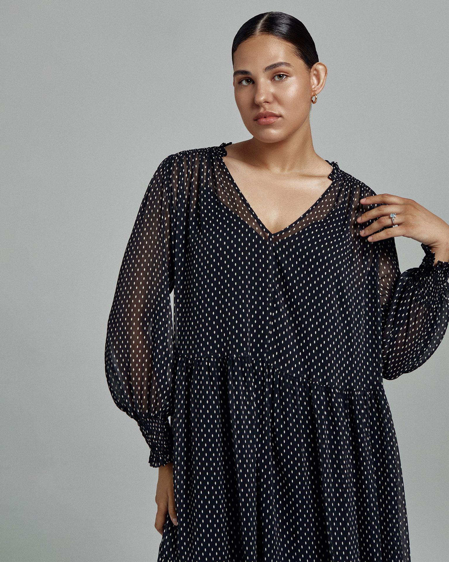 Платье шифоновое