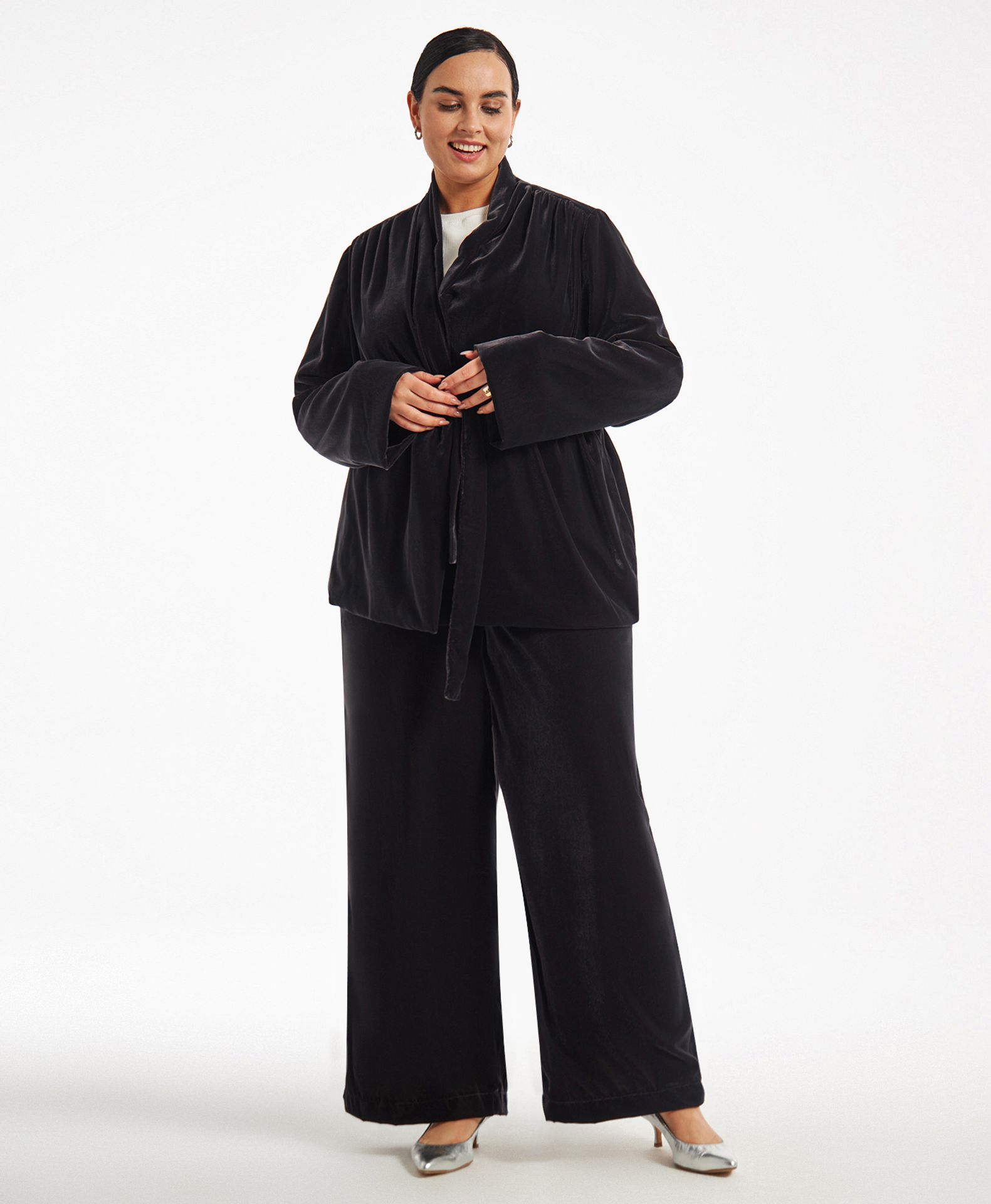 Брюки бархатные