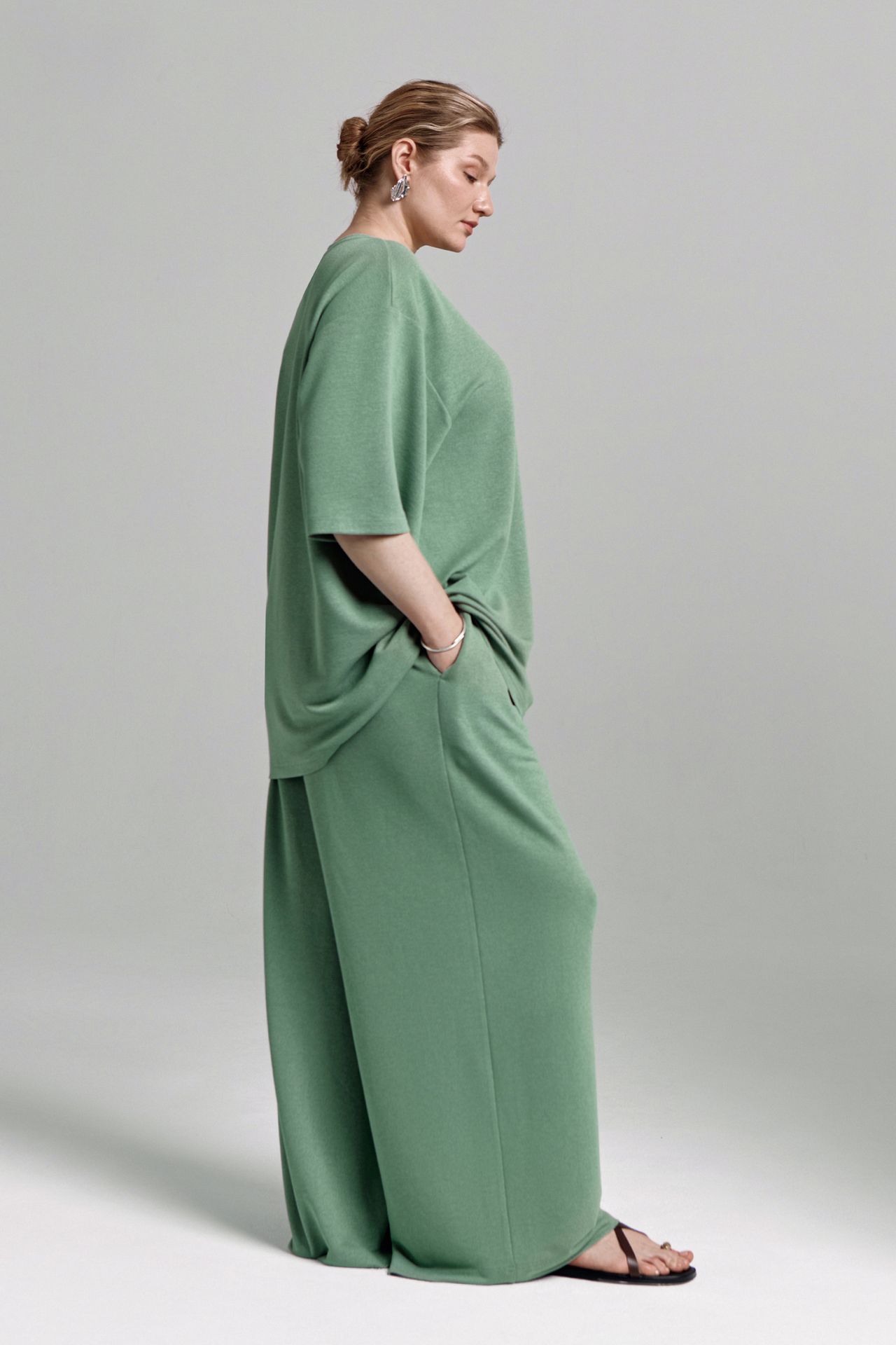 Брюки трикотажные