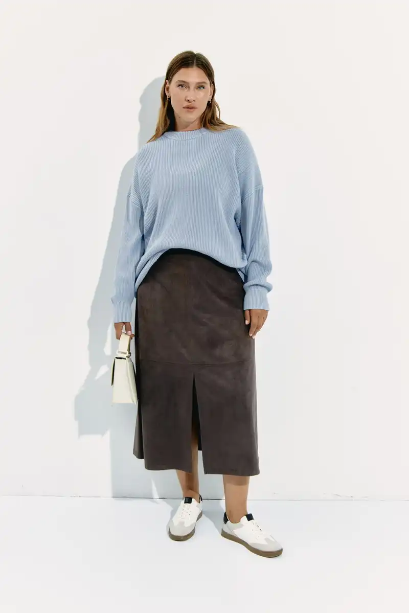 Джемпер хлопковый оверсайз