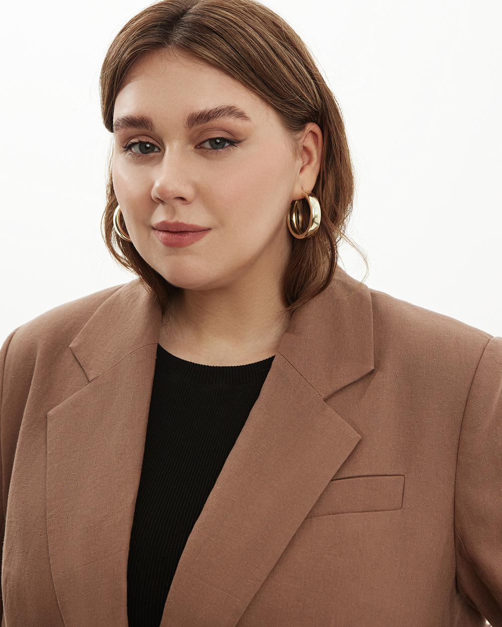 Льняной жакет