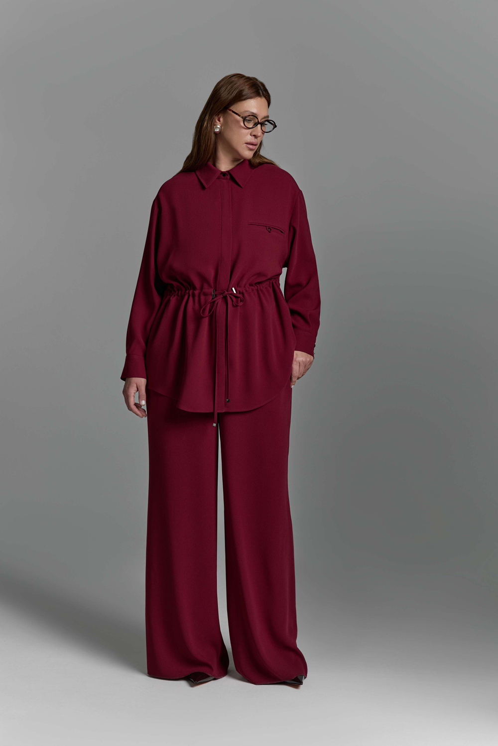 Рубашка с кулисой ION