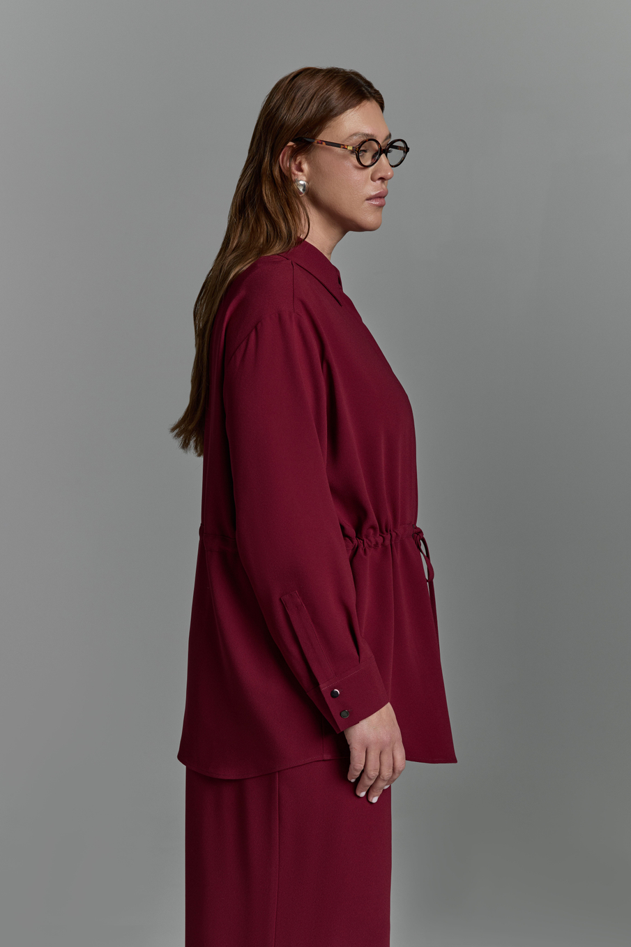 Рубашка с кулисой ION