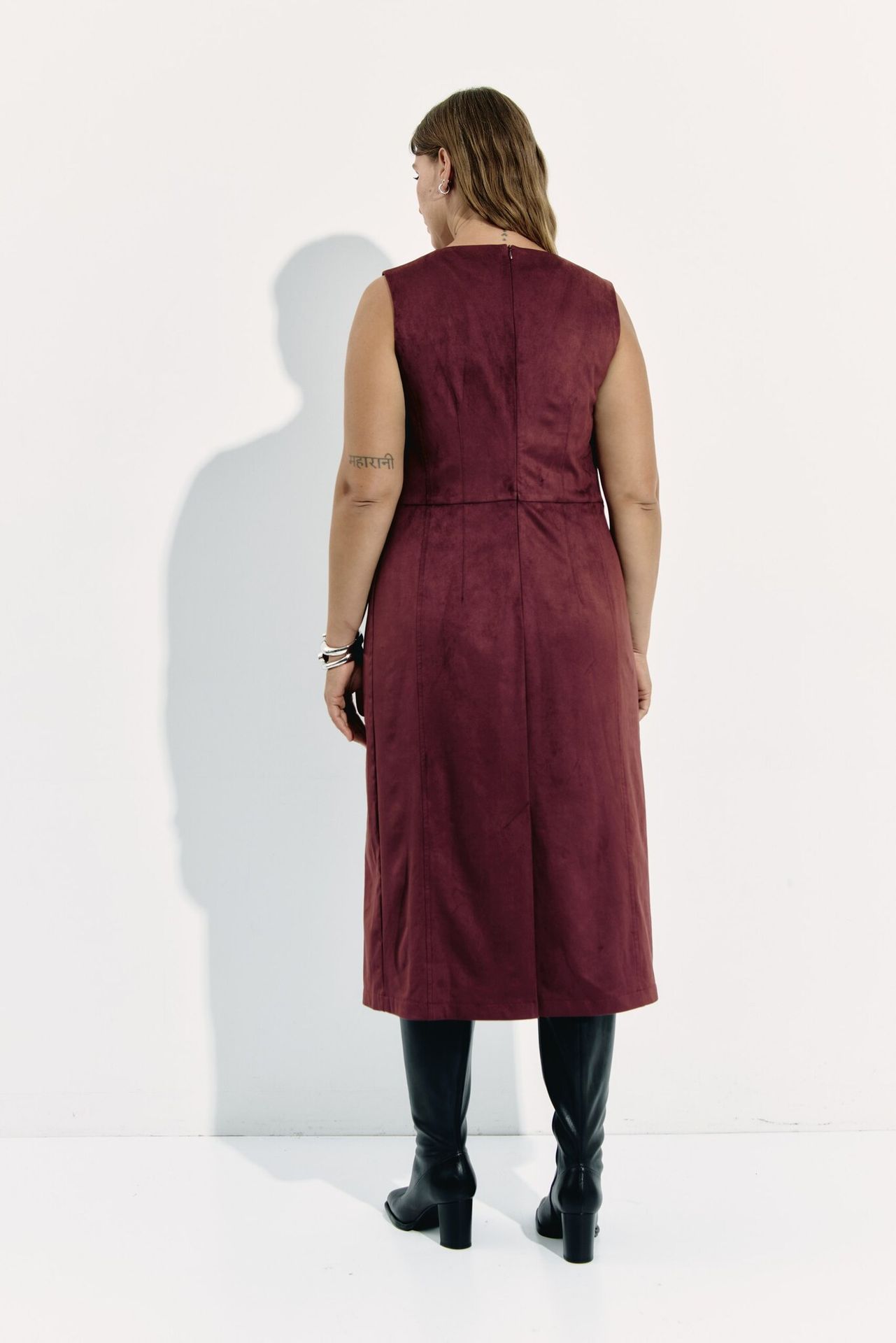 Платье замшевое NAOMI