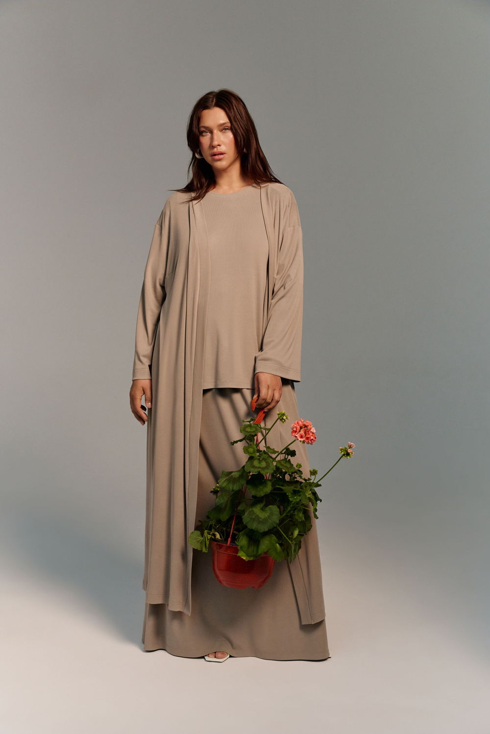 Юбка из холодной вискозы ШЕПОТ