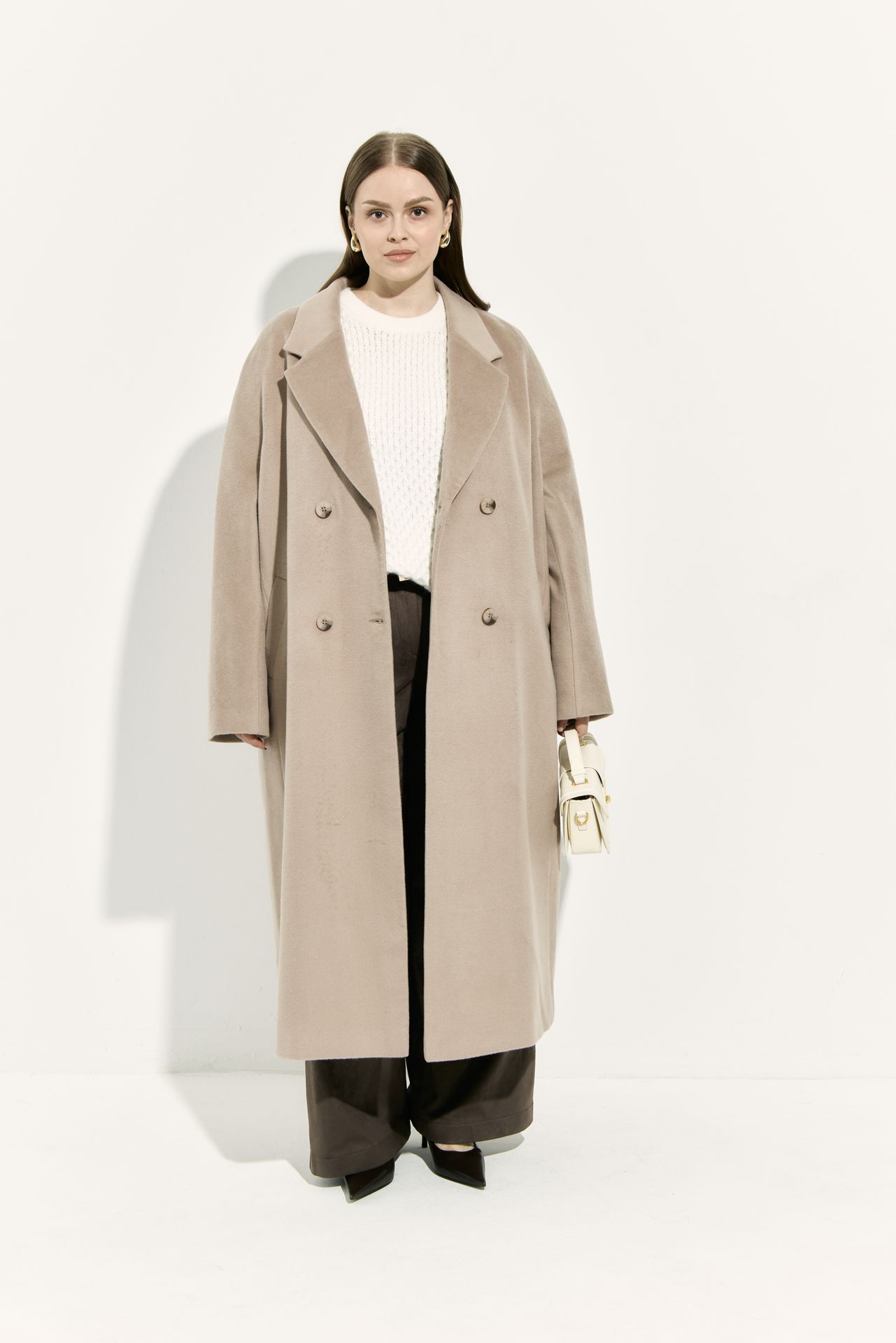 Пальто кокон