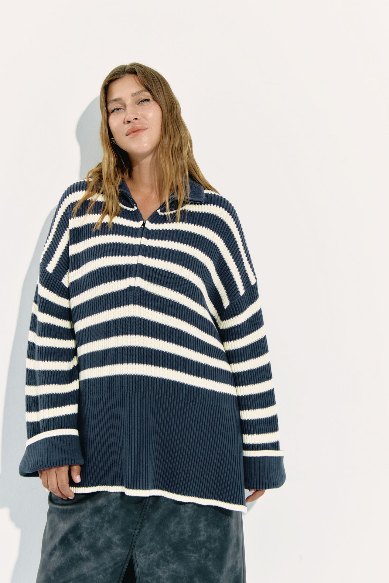 Джемпер в полоску