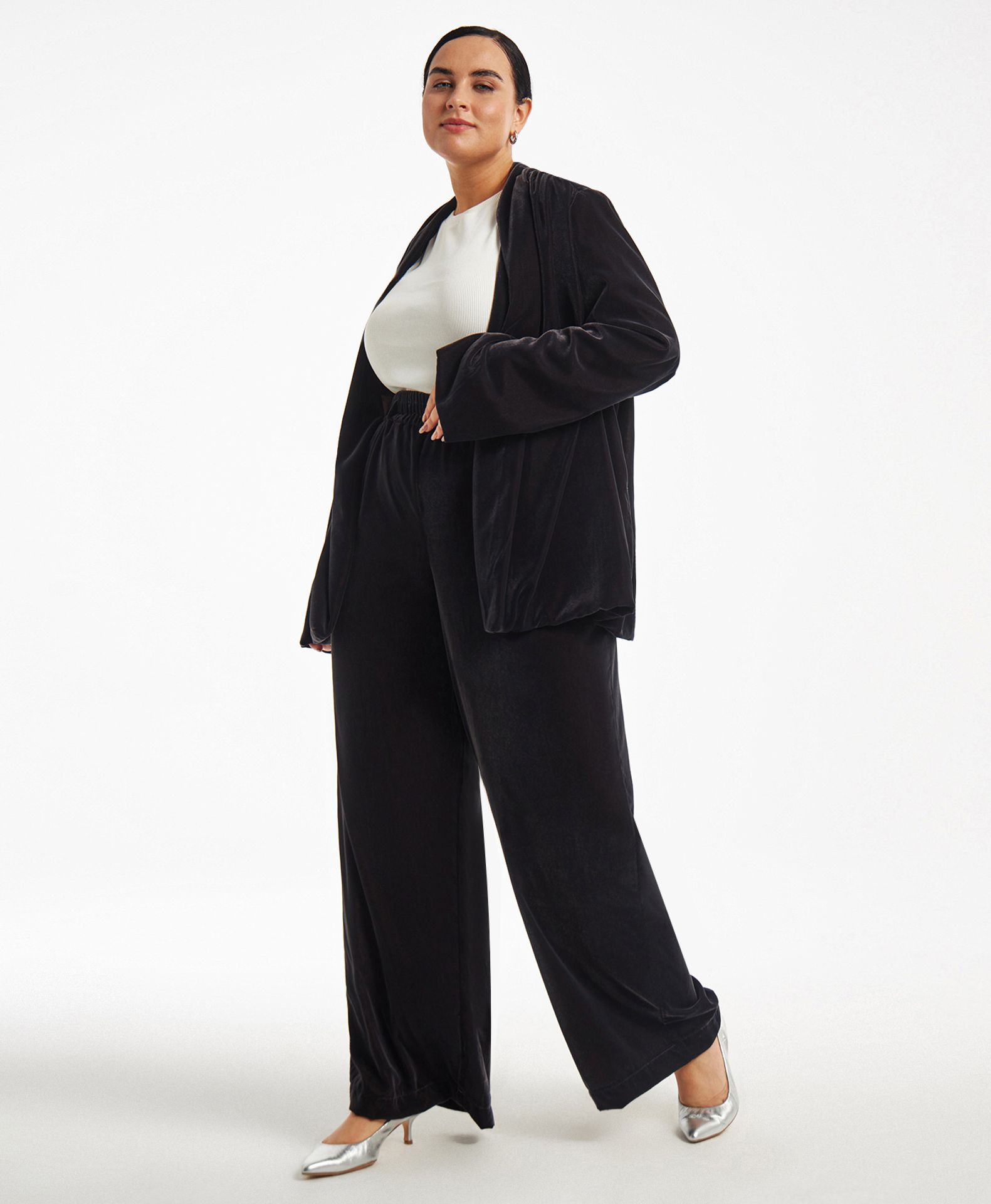 Брюки бархатные