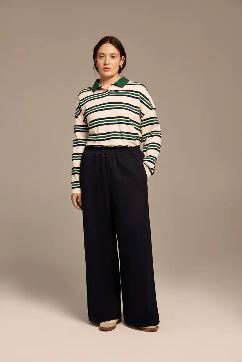 Брюки из хлопкового пике «Волкман»