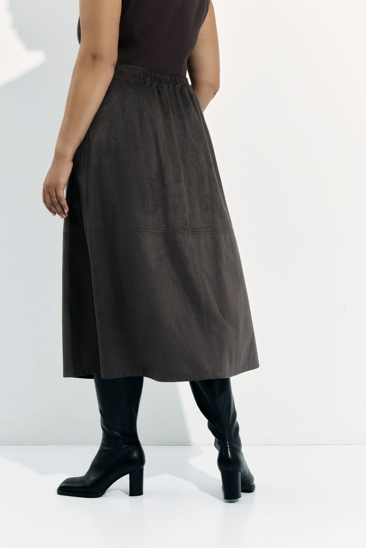 Юбка замшевая NAOMI