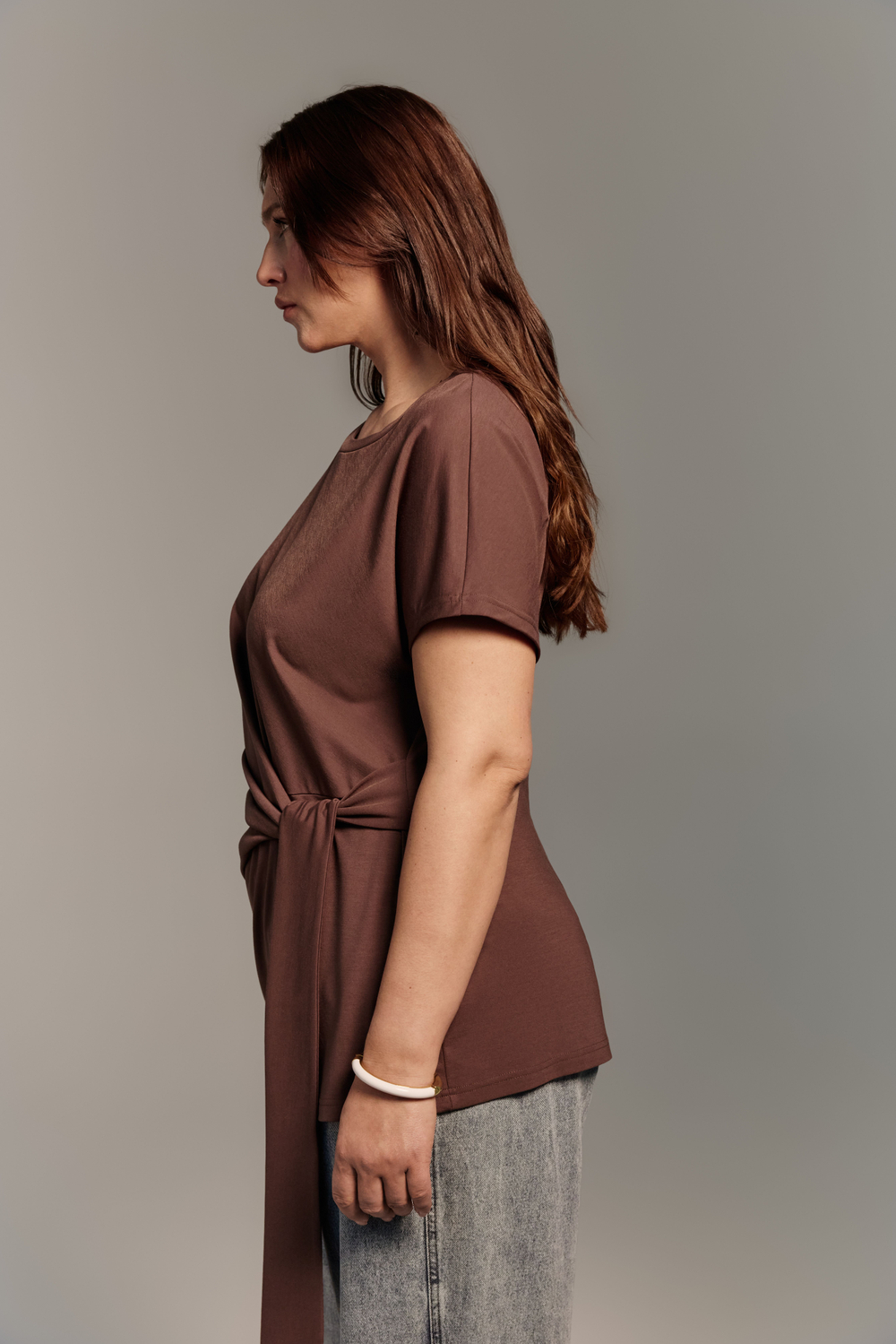 Футболка с перекрутом РОЩА