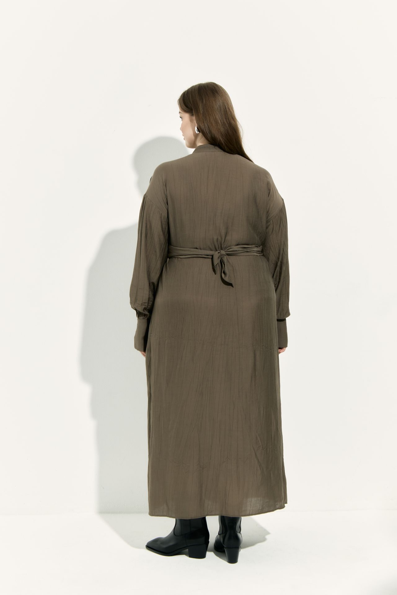 Платье из фактурной вискозы MONET