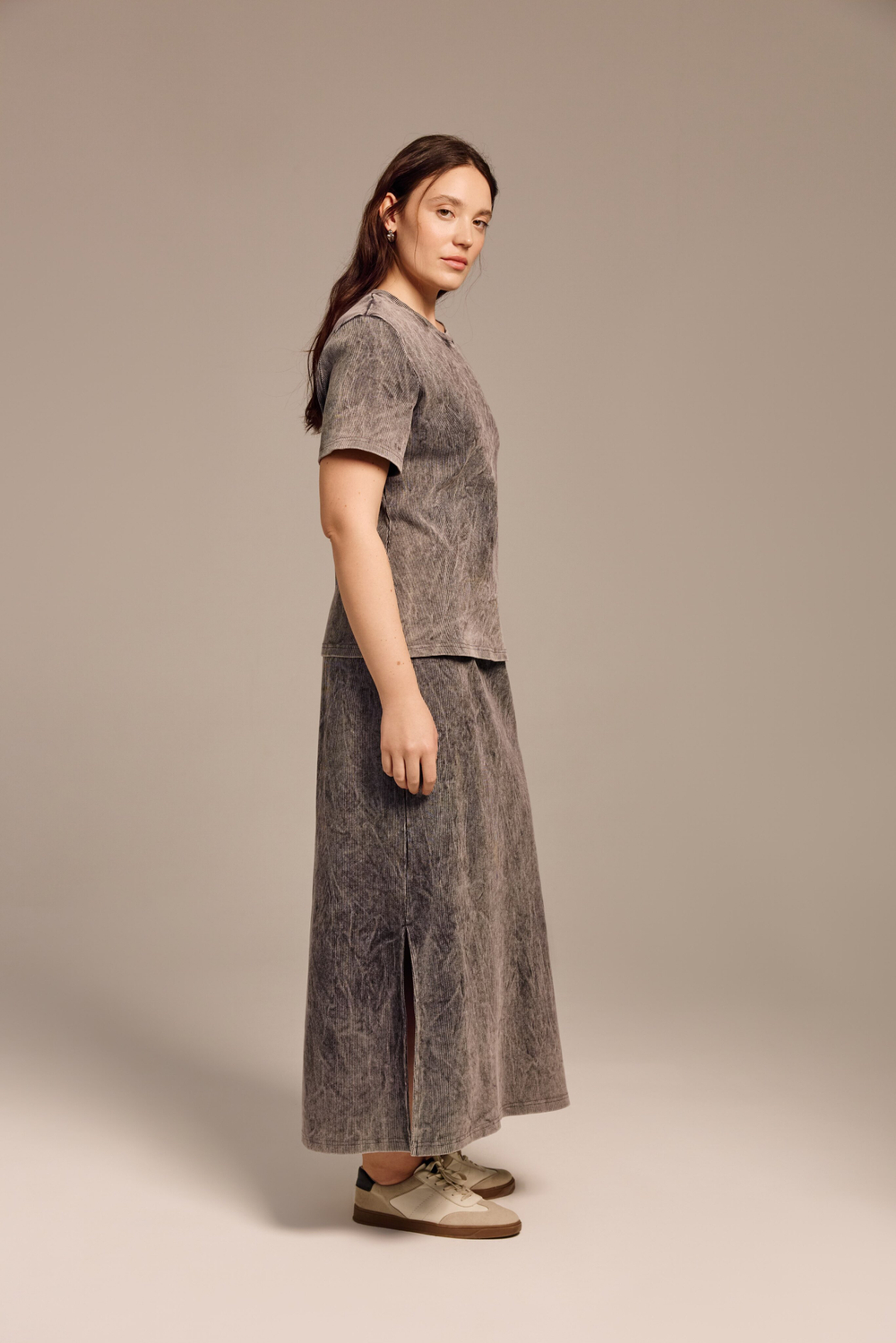 Юбка с эффектом потертости «Нирвана»