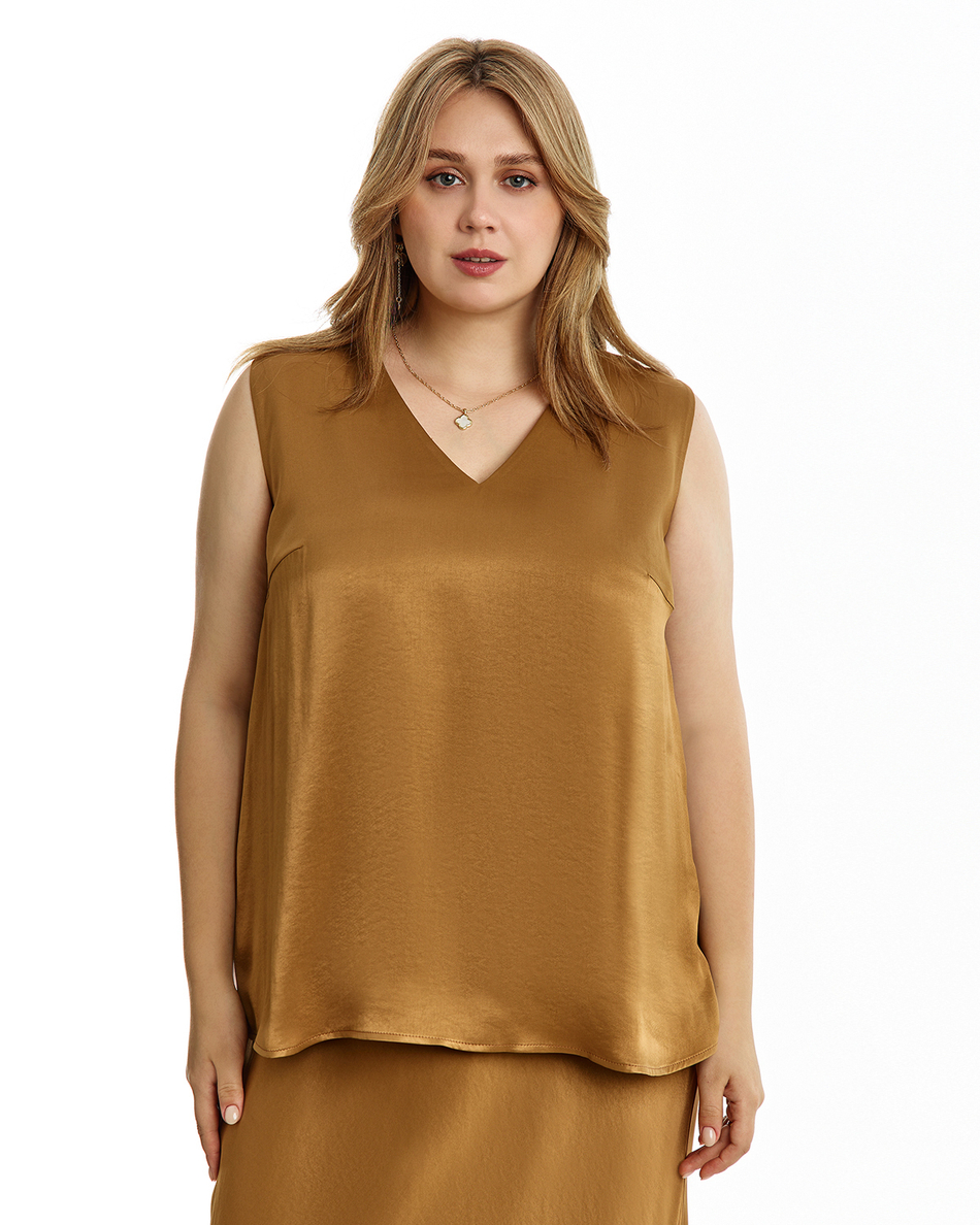 Топ-блуза струящийся