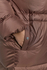 Пуховик длинный с премиальным наполнителем RENE