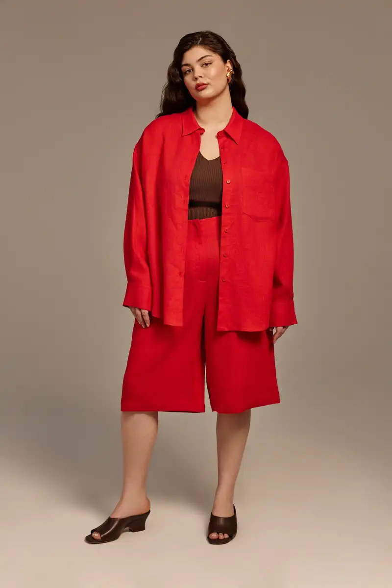 Шорты изо льна АРРИБА