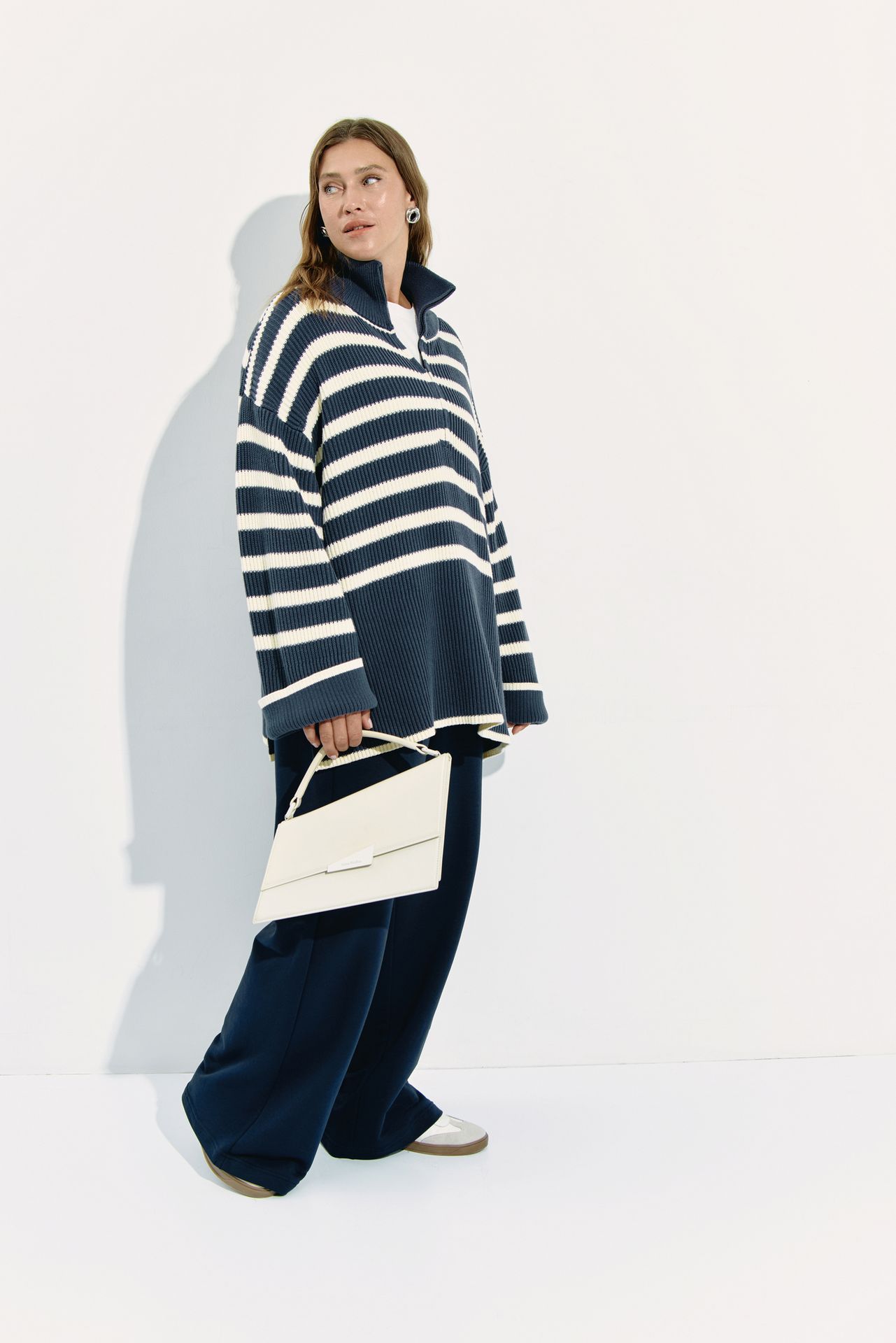 Джемпер в полоску